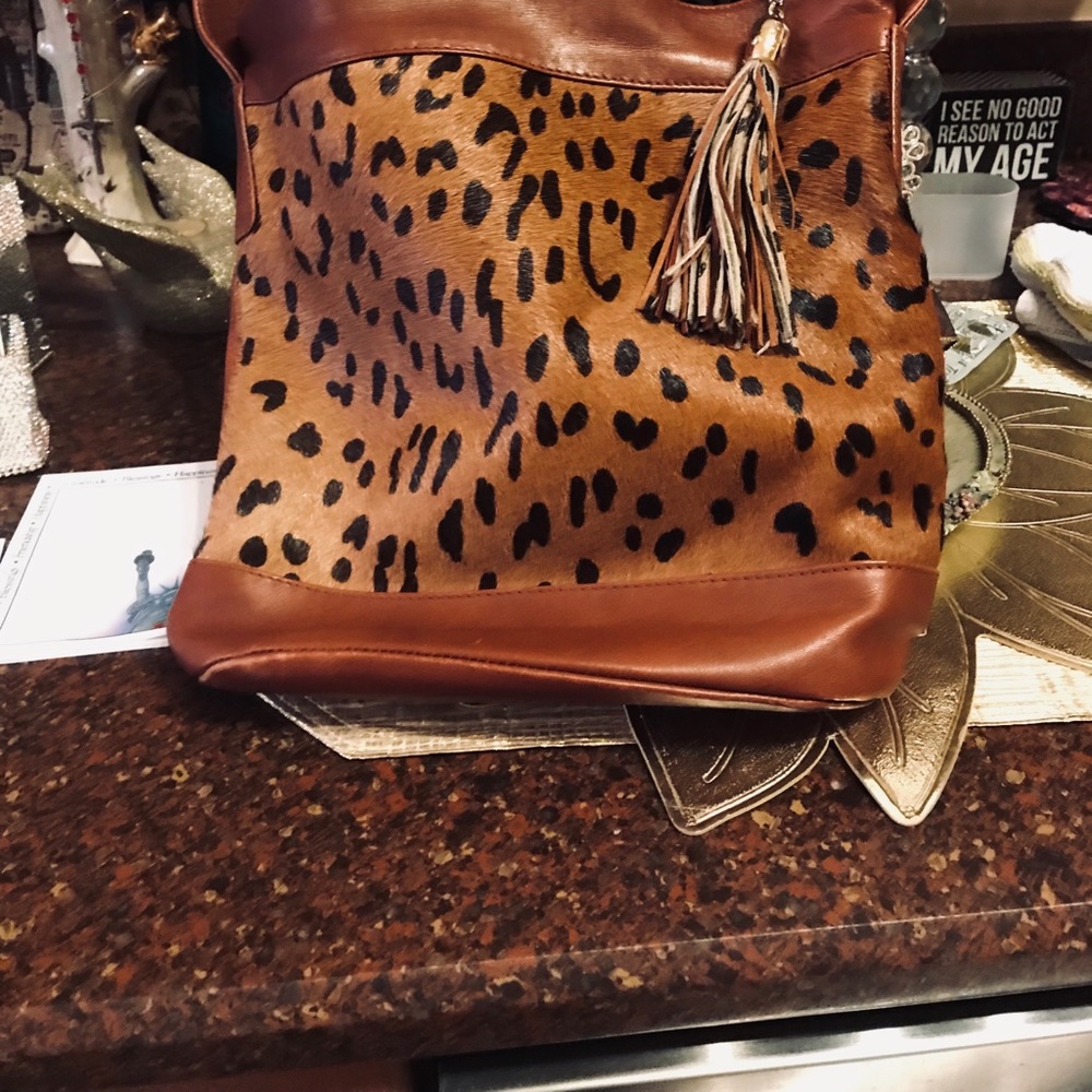Lord and Taylor Hobo bag Real leather